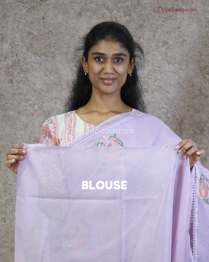 Purple Embroidery Kota - PC3572
