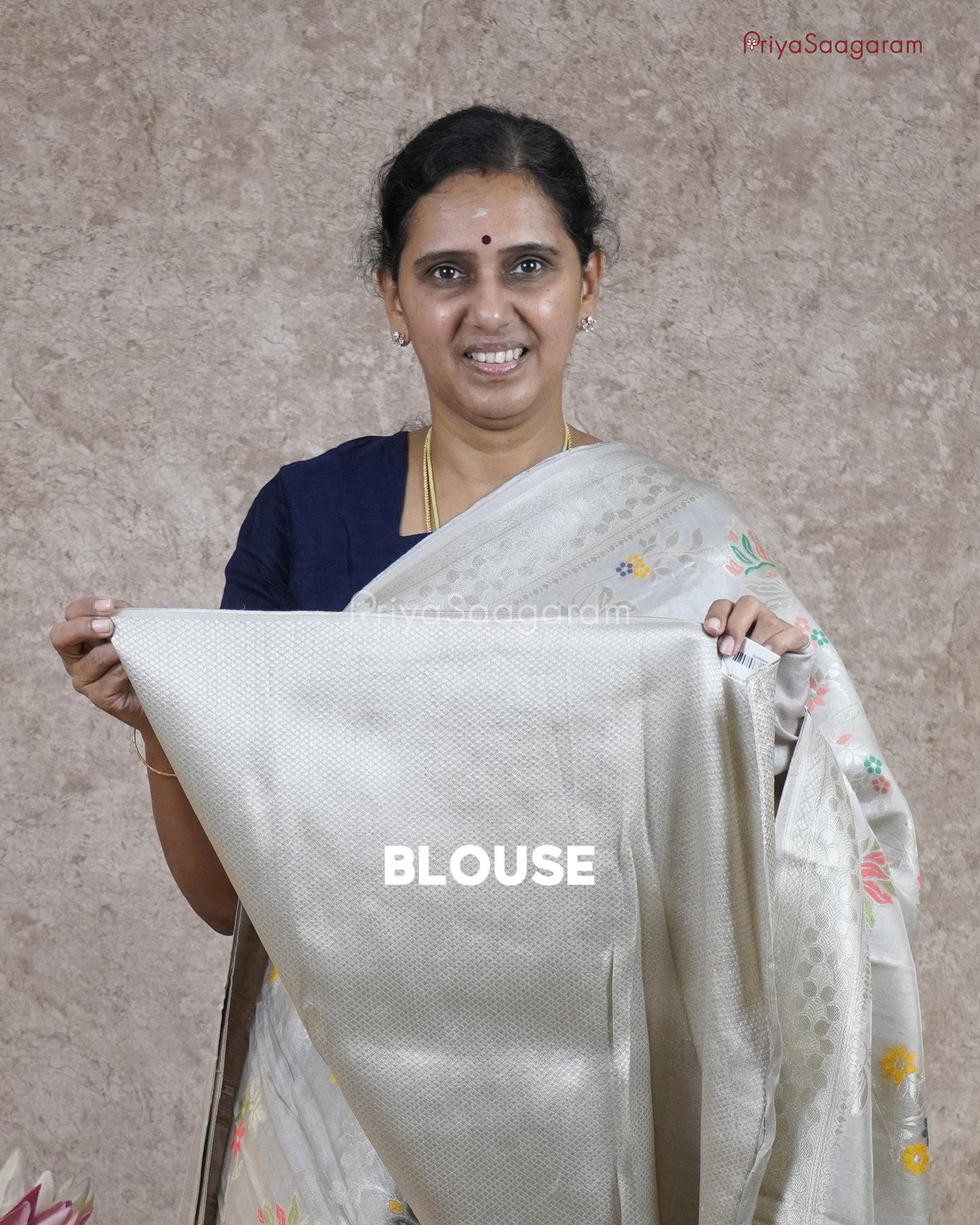 Light Grey Banaras Tussar - PC506
