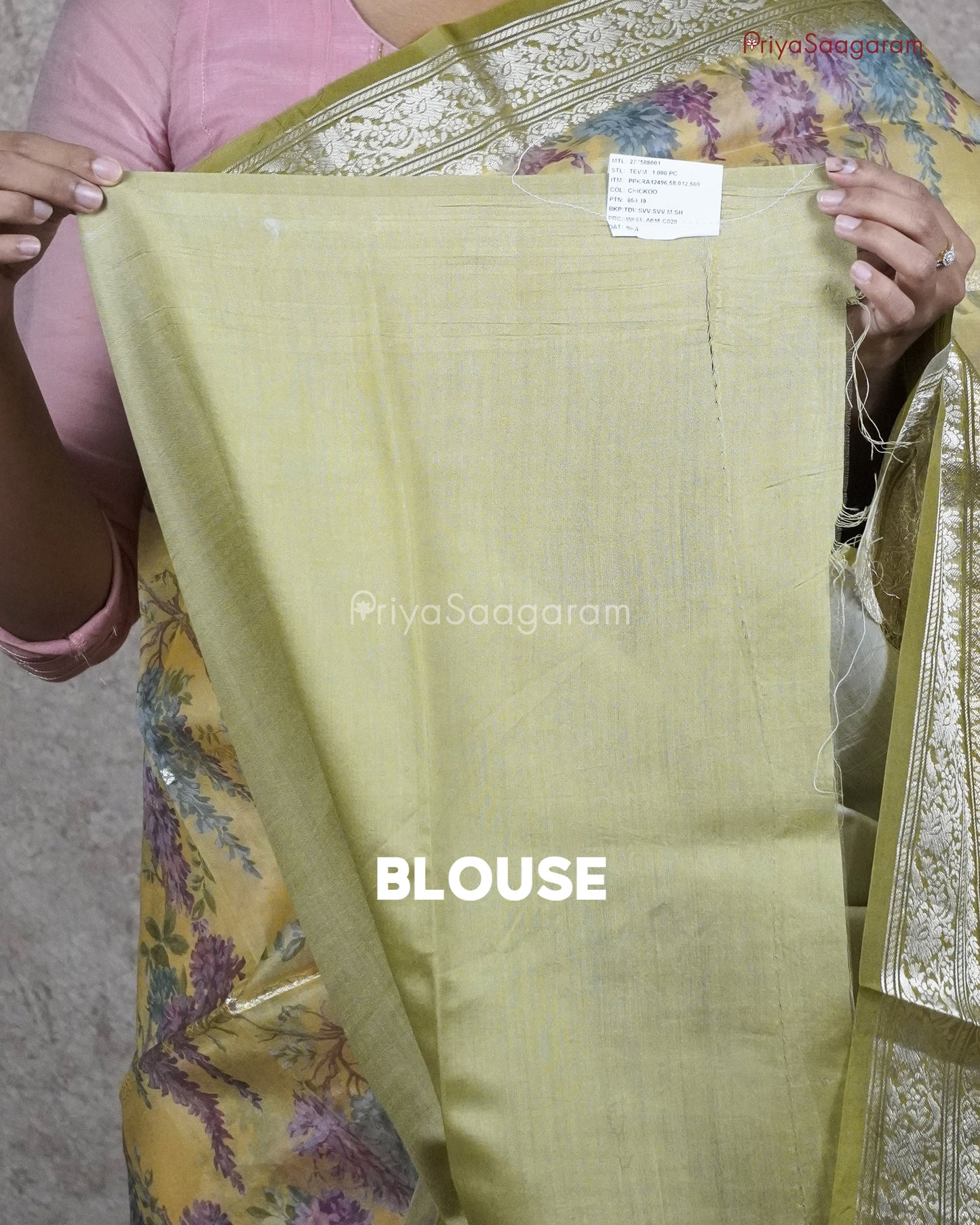 Tan Yellow Kora Organza - PC518