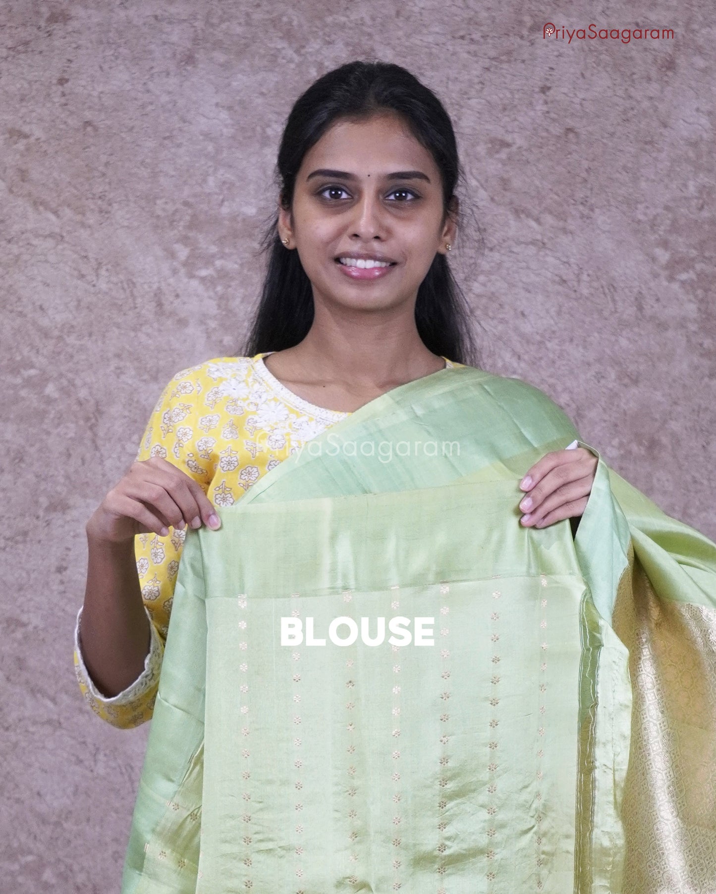 Golden Green Raw Mango Silk - PC3597