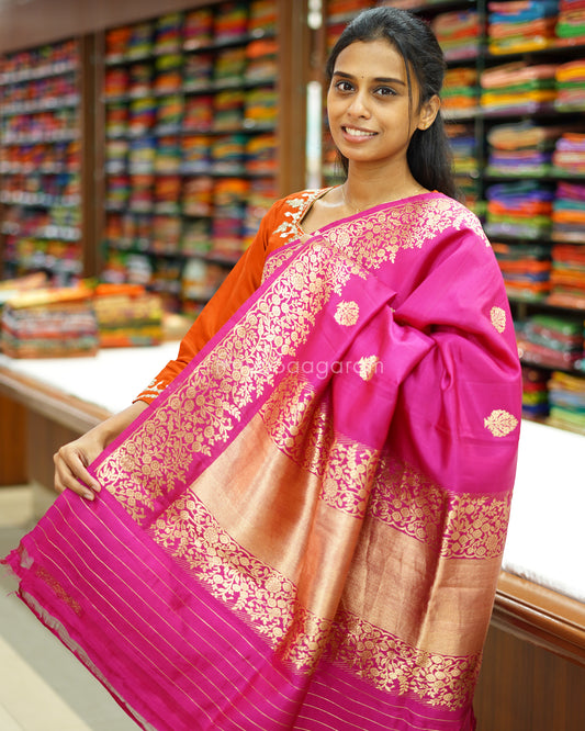 Rani Pink Raw Mango Silk - PC3594