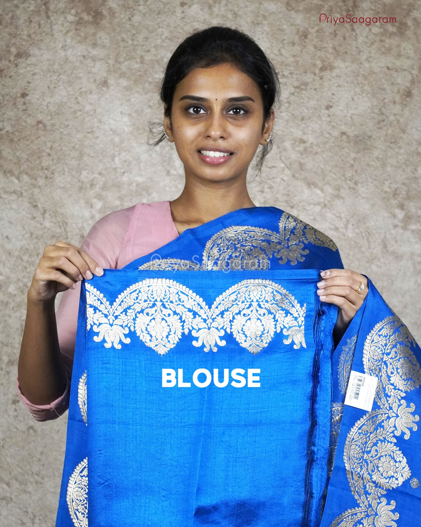 Imperial Blue Raw Mango Silk - PC558
