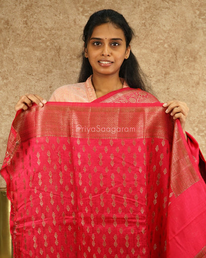 Bright Pink Matka Silk - PD4123