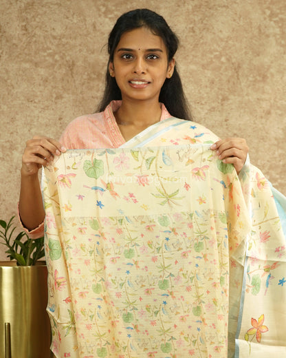 Sky Blue Silk Kota - PD3888