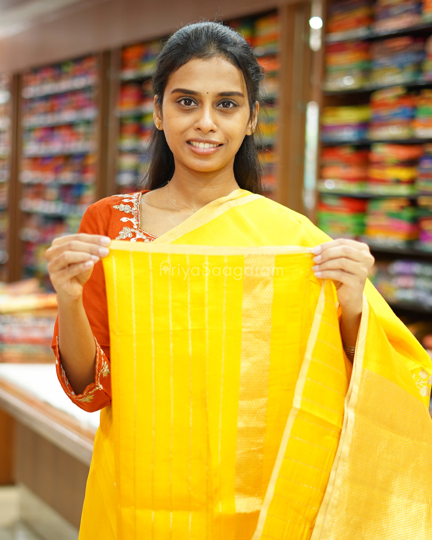 Yellow Raw Mango Silk - PD1072