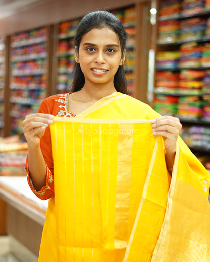 Yellow Raw Mango Silk - PD1072